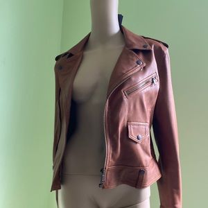 Ralph Lauren Polo Brown Moto Jacket